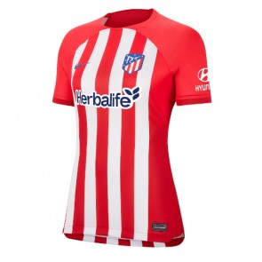 Lacne Ženy Futbalové dres Atletico Madrid 2023-24 Krátky Rukáv - Domáci